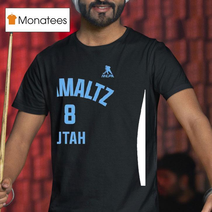 Nick Schmaltz Utah Mammoth Ice Hockey Nhlpa T Shirt Nick Schmaltz Utah Mammoth Ice Hockey Nhlpa T Shirt