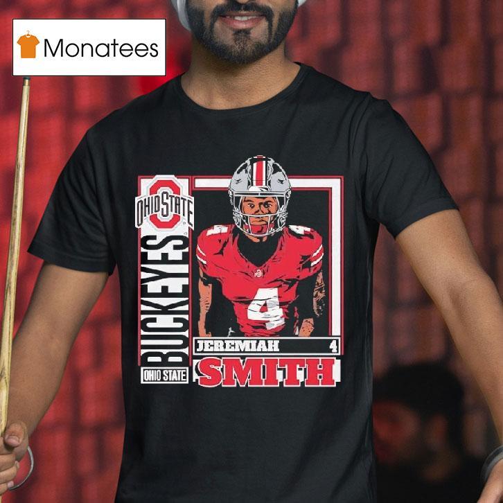 Ohio State Buckeys Football Retro Jeremiah Smith T Shirt Ohio State Buckeys Football Retro Jeremiah Smith T Shirt