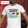 Oregon Ducks And James Madison Dukes Jmu College Football Playoff First Round T Shirt