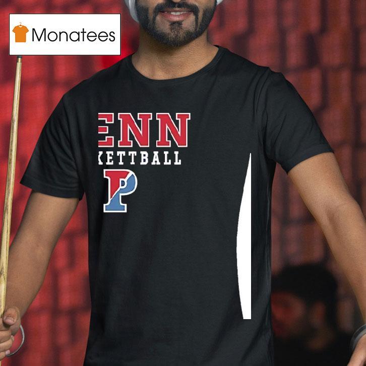 Penn Quakers Basketball Logo T Shirt Penn Quakers Basketball Logo T Shirt