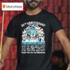 Philadelphia Eagle Football Rd Anniversary Thank You For The Memories Signatures T Shirt
