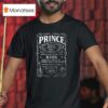 Prince Purple Rain Kiss Blend Whiskey Signature T Shirt