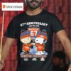 Snoopy And Charlie Brown Denver Broncos Th Anniversary Thank You T Shirt