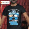Snoopy And Charlie Brown The Peanuts Carolina Panthers Th Anniversary T Shirt