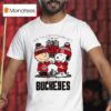 Snoopy And Charlie Brown The Peanuts Ohio State Buckeyes Th Anniversary T Shirt