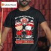 Snoopy And Charlie Brown The Peanuts San Francisco Ers Th Anniversary Diamond T Shirt