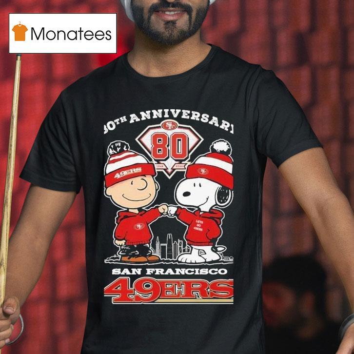 Snoopy And Charlie Brown The Peanuts San Francisco Ers Th Anniversary Diamond T Shirt Snoopy And Charlie Brown The Peanuts San Francisco Ers Th Anniversary Diamond T Shirt