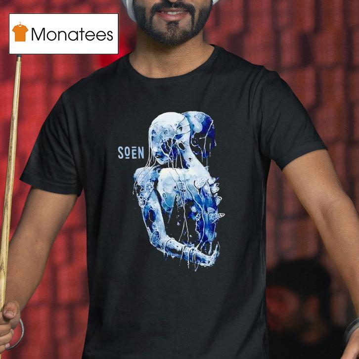 Soen Reliance Two Abstract Human Figures Embracing Graphic T Shirt Soen Reliance Two Abstract Human Figures Embracing Graphic T Shirt