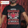 Some Grandmas Play Bingo Real Grandmas Watch Indiana Hoosiers Players Signatures T Shirt