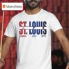 St Louis City Sc St Louis Cardinals St Louis Blues And Cut Tex T Shirt