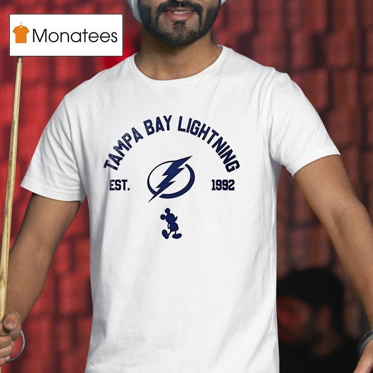 Tampa Bay Lightning Mickey Mouse Hockey Gameday T Shirt Tampa Bay Lightning Mickey Mouse Hockey Gameday T Shirt