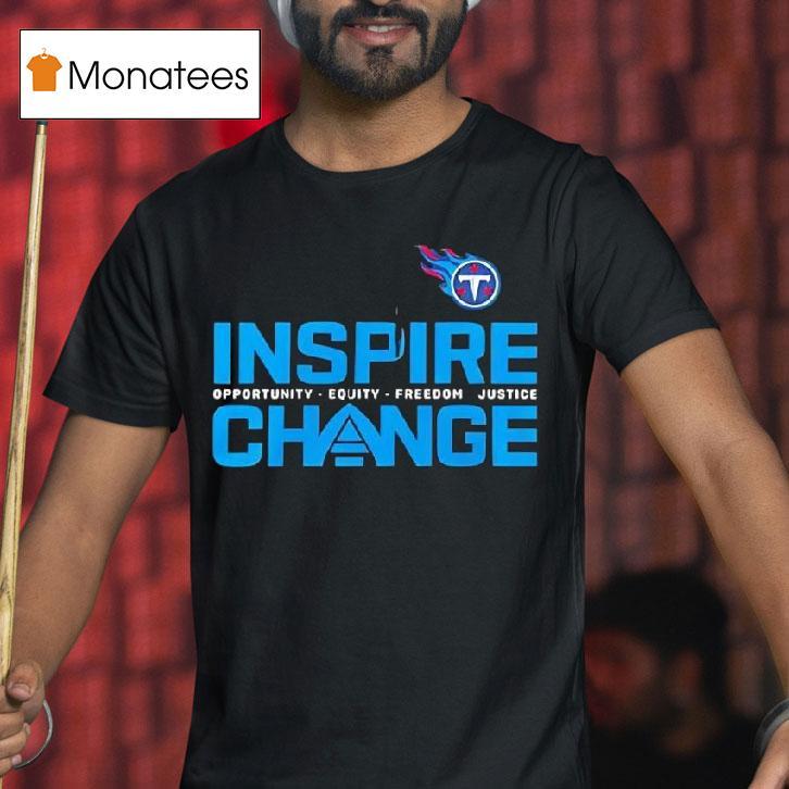 Tennessee Titans X Inspire Change Logo T Shirt Tennessee Titans X Inspire Change Logo T Shirt