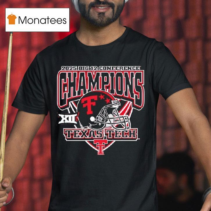 Texas Tech Big Football Conference Champions Xii Logo T Shirt Texas Tech Big Football Conference Champions Xii Logo T Shirt