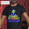 The Grinch And Max Los Angeles Rams Christmas Helmet Items T Shirt