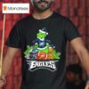 The Grinch And Max Philadelphia Eagles Christmas Helmet Items T Shirt