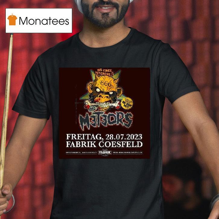 The Meteors The Kings Of Psychobilly Tour T Shirt The Meteors The Kings Of Psychobilly Tour T Shirt
