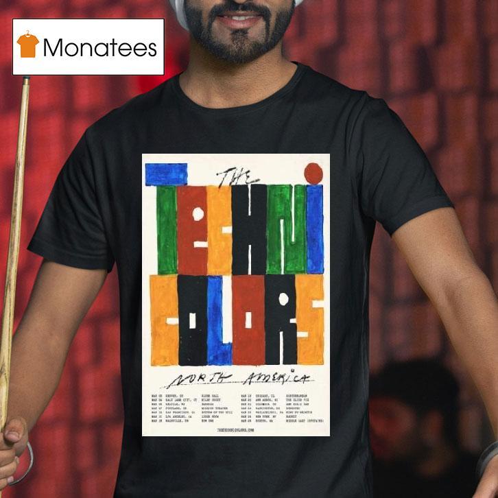 The Technicolors North America Live Tour T Shirt The Technicolors North America Live Tour T Shirt