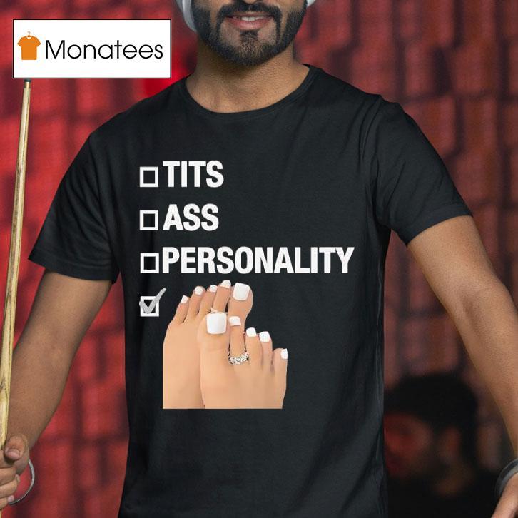 Tits Ass Personality Toes Checklist Leg Graphic T Shirt Tits Ass Personality Toes Checklist Leg Graphic T Shirt