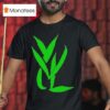 Trimset Green On Black T Shirt