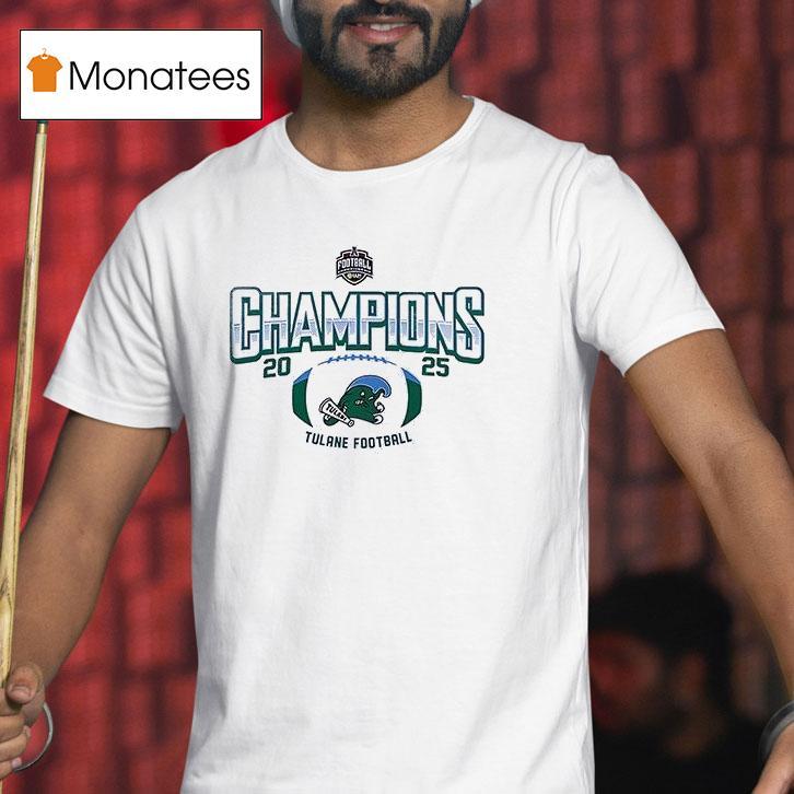Tulane Green Wave American Football Champions Team Graphic T Shirt Tulane Green Wave American Football Champions Team Graphic T Shirt