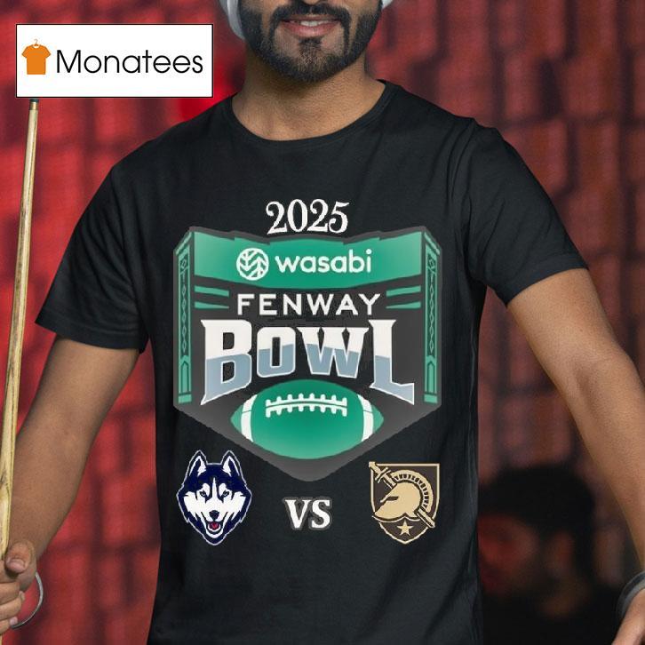 Uconn Huskies Vs Army Black Knights Football Wasabi Fenway Bowl T Shirt Uconn Huskies Vs Army Black Knights Football Wasabi Fenway Bowl T Shirt