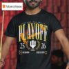 University Hoosiers Back To Back Appearances College Football Playoff T Shirt