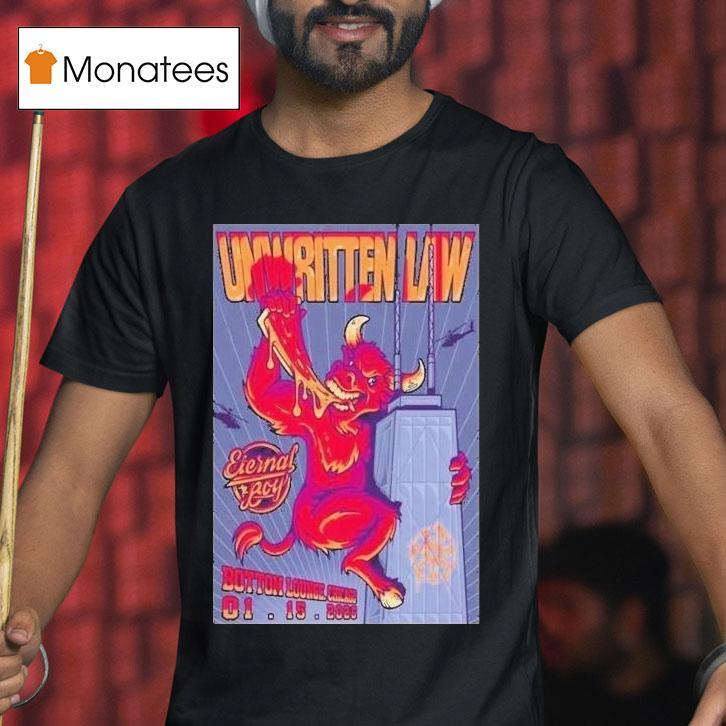 Unwritten Law Jan Bottom Lounge Chicago T Shirt Unwritten Law Jan Bottom Lounge Chicago T Shirt