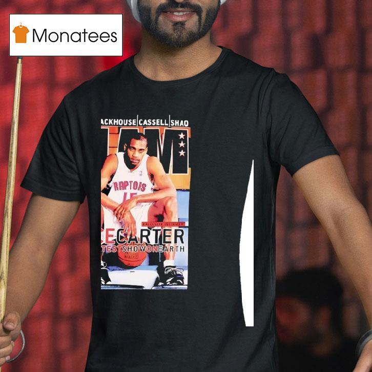Vince Carter Payton Stackhouse Cassell Shaq Toronto Raptors Basketball T Shirt Vince Carter Payton Stackhouse Cassell Shaq Toronto Raptors Basketball T Shirt
