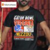 Virginia Cavaliers Vs Missouri Tigers Gator Bowl Everbank Stadium Helmets T Shirt