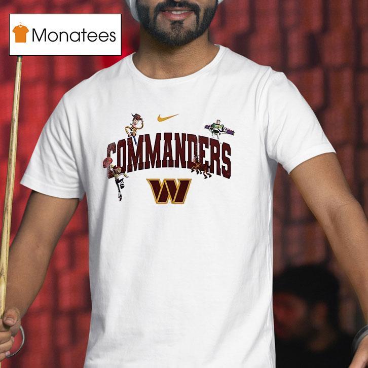 Washington Commanders X Toy Story Meets Football T Shirt Washington Commanders X Toy Story Meets Football T Shirt