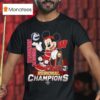 Wisconsin Badgers Regional Champions Football Celebrating T Shirt