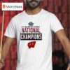 Wisconsin Badgers Women S Hockey Tournament Champions Logo T Shirt