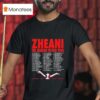 Zheani The Maenad World Tour Performance Schedule T Shirt