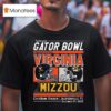 Taxslayer Gator Bowl Cavalier Virginia Vs Mizzou Tiger Helmet Everbank Stadium Jacksonville Fl Dec T Shirt