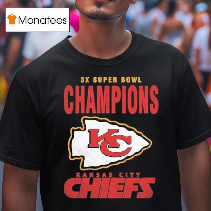 X Super Bowl Champions Kansas City Chiefs T Shirt X Super Bowl Champions Kansas City Chiefs T Shirt