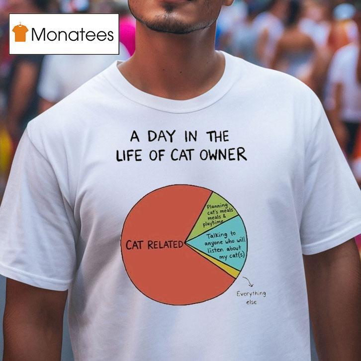 A Day In The Life Of Cat Owner Related Everything Else T Shirt A Day In The Life Of Cat Owner Related Everything Else T Shirt