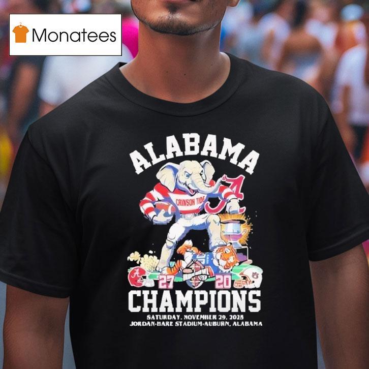 Alabama Crimson Tide Beat Lsu Tigers Iron Bowl Champions Masco T Shirt Alabama Crimson Tide Beat Lsu Tigers Iron Bowl Champions Masco T Shirt