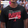 Alabama Crimson Tide Football College Football Playoff Stripe T Shirt