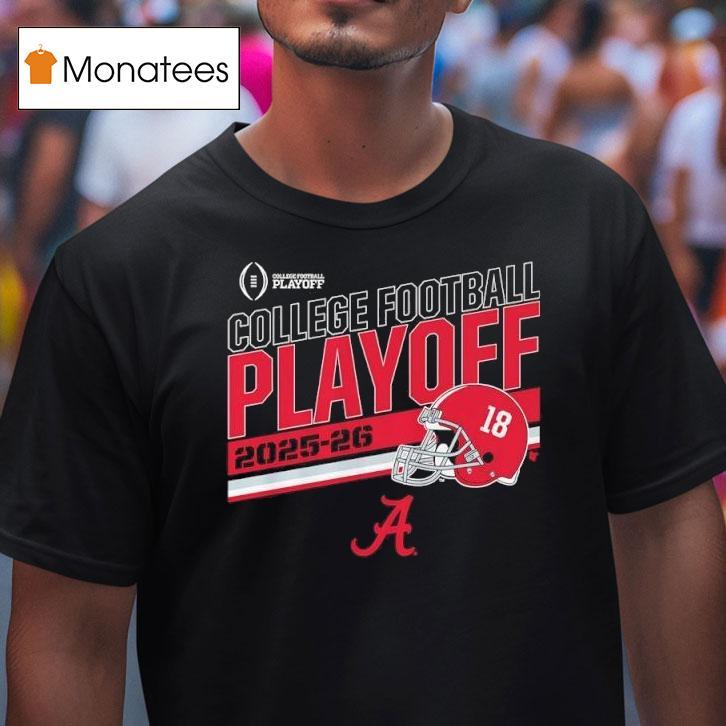 Alabama Crimson Tide Football College Football Playoff Stripe T Shirt Alabama Crimson Tide Football College Football Playoff Stripe T Shirt