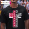 Alabama Crimson Tide I Can Do All Things Through Christ Who Strengthens Me Cross T Shirt
