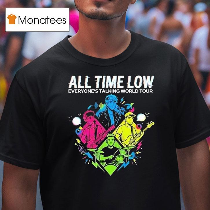 All Time Low Everyone S Talking World Tour Event At Ovo Hydro On January Glasgow United Kingdom T Shirt All Time Low Everyone S Talking World Tour Event At Ovo Hydro On January Glasgow United Kingdom T Shirt