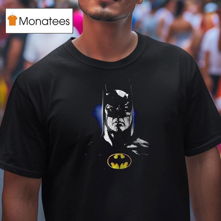 Batman Keaton Portrait Graphic Vintage Logo T Shirt Batman Keaton Portrait Graphic Vintage Logo T Shirt