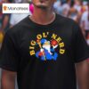 Big Ol Nerd Wizard Cartoon T Shirt