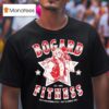 Bogard Fitness Train Your Burning Spirit Red The Hungry Wolf Est T Shirt