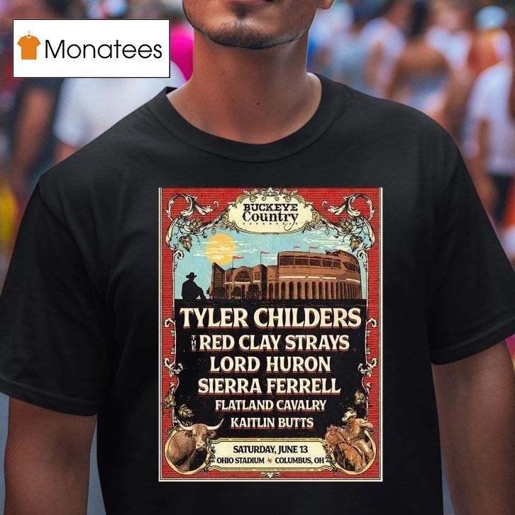 Buckeye Country Superfest Full Lineup In Columbus Ohio At Ohio Stadium On June T Shirt Buckeye Country Superfest Full Lineup In Columbus Ohio At Ohio Stadium On June T Shirt