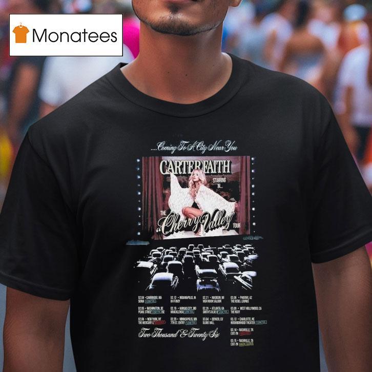 Carter Faith The Cherry Valley Tour T Shirt Carter Faith The Cherry Valley Tour T Shirt