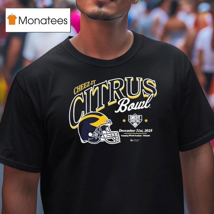 Cheez It Citrus Bowl Helmet Michigan December At Camping World Stadium Orlando T Shirt Cheez It Citrus Bowl Helmet Michigan December At Camping World Stadium Orlando T Shirt