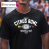 Cheez It Citrus Bowl Michigan Vs Texas Camping World Stadium Orlando T Shirt