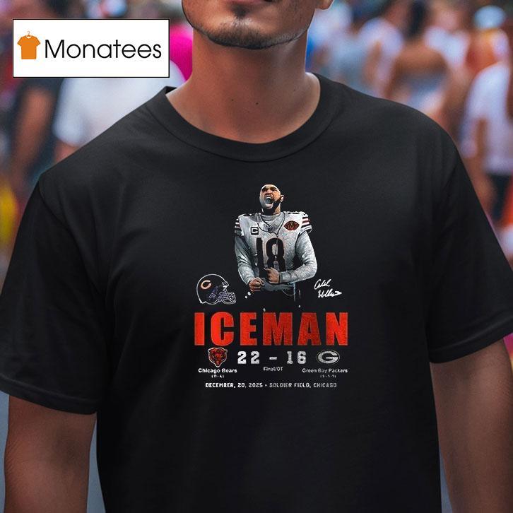 Chicago Bears Caleb Williams Iceman Good Better Best Pose Signature T Shirt Chicago Bears Caleb Williams Iceman Good Better Best Pose Signature T Shirt