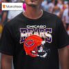 Chicago Bears Gradient Helme T Shirt